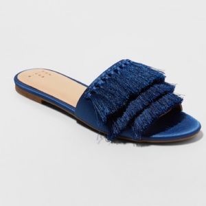 5 for $25 A New Day Blue Fringe Sandals